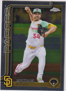 2025 Topps Chrome Baseball Michael King #35