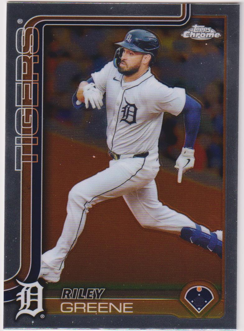 2025 Topps Chrome Baseball Riley Greene #34
