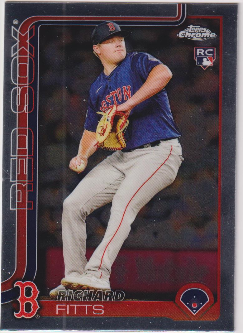 2025 Topps Chrome Baseball Richard Fitts #72 Rookie
