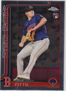2025 Topps Chrome Baseball Richard Fitts #72 Rookie