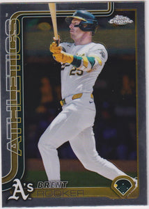 2025 Topps Chrome Black Baseball Brent Rooker #90