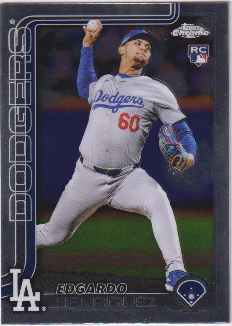 2025 Topps Chrome Baseball Edgardo Henriquez #71 Rookie