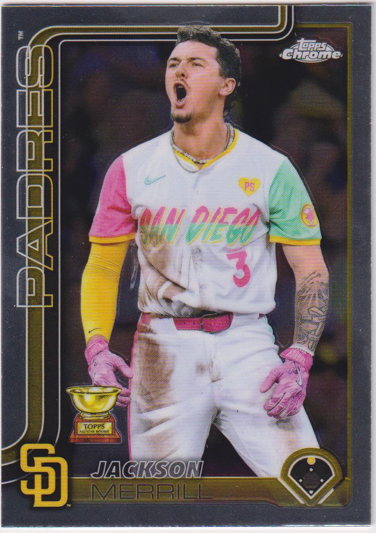 2025 Topps Chrome Baseball Jackson Merrill #61