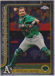 2025 Topps Chrome Baseball Shea Langeliers #58