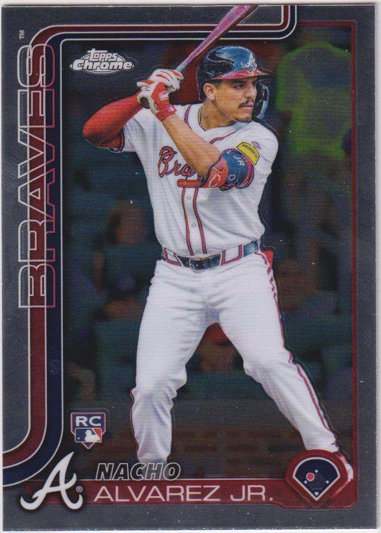 2025 Topps Chrome Baseball Nacho Alvarez Jr. #75 Rookie