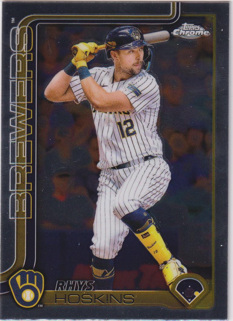 2025 Topps Chrome Baseball Rhys Hoskins #98