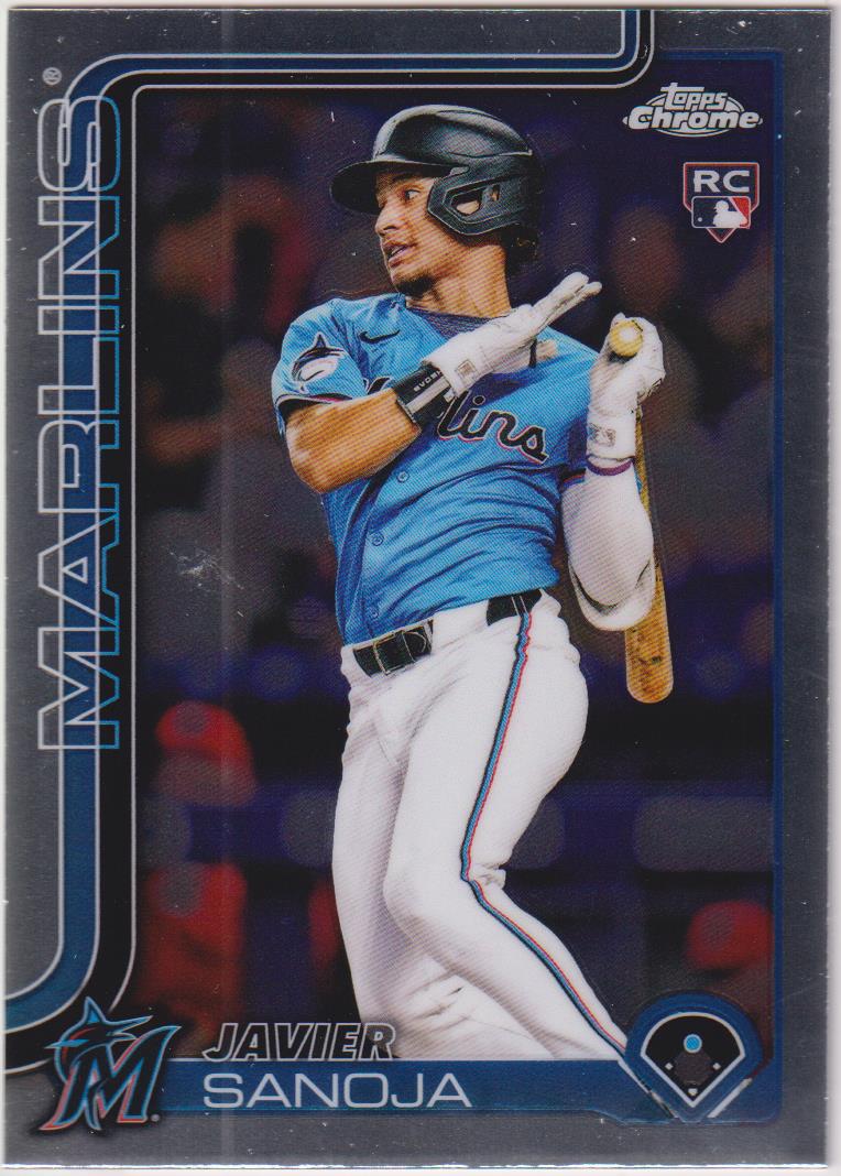 2025 Topps Chrome Baseball Javier Sanoja #76 Rookie