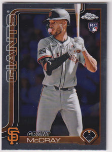 2025 Topps Chrome Baseball Grant McCray #116 Rookie