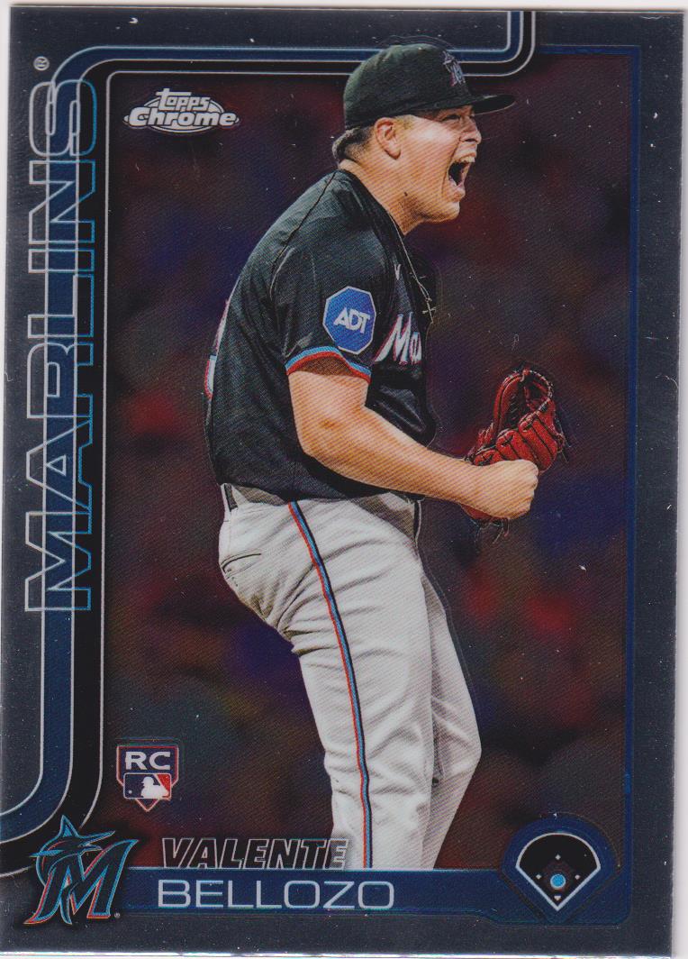 2025 Topps Chrome Baseball Valente Bellozo #122 Rookie