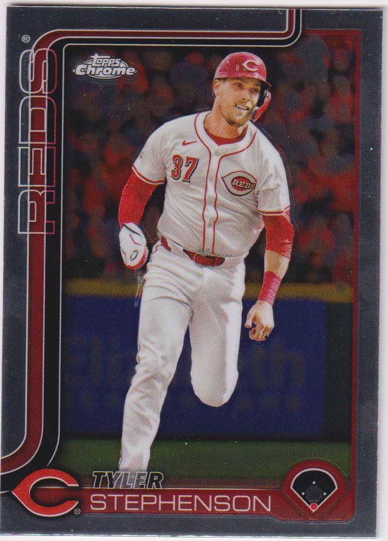 2025 Topps Chrome Baseball Tyler Stephenson #112