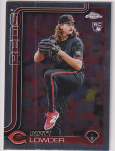 2025 Topps Chrome Baseball Rhett Lowder #147 Rookie