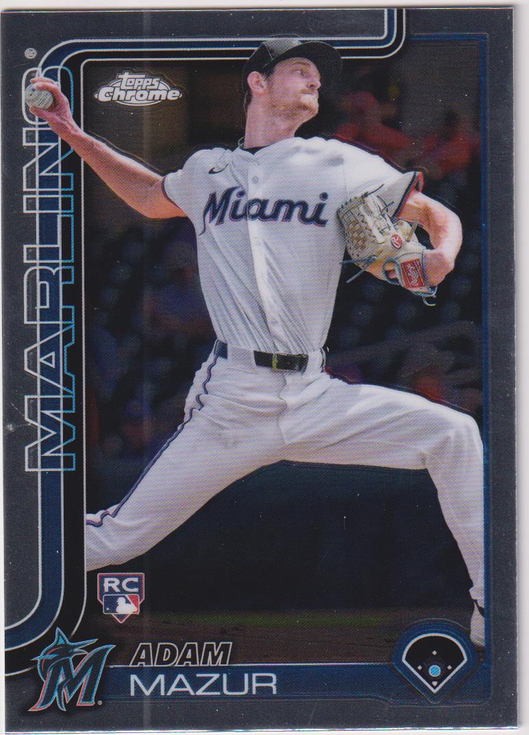 2025 Topps Chrome Baseball Adam Mazur #157 Rookie