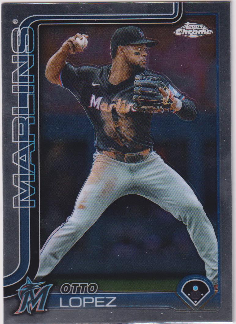 2025 Topps Chrome Baseball Otto Lopez #134