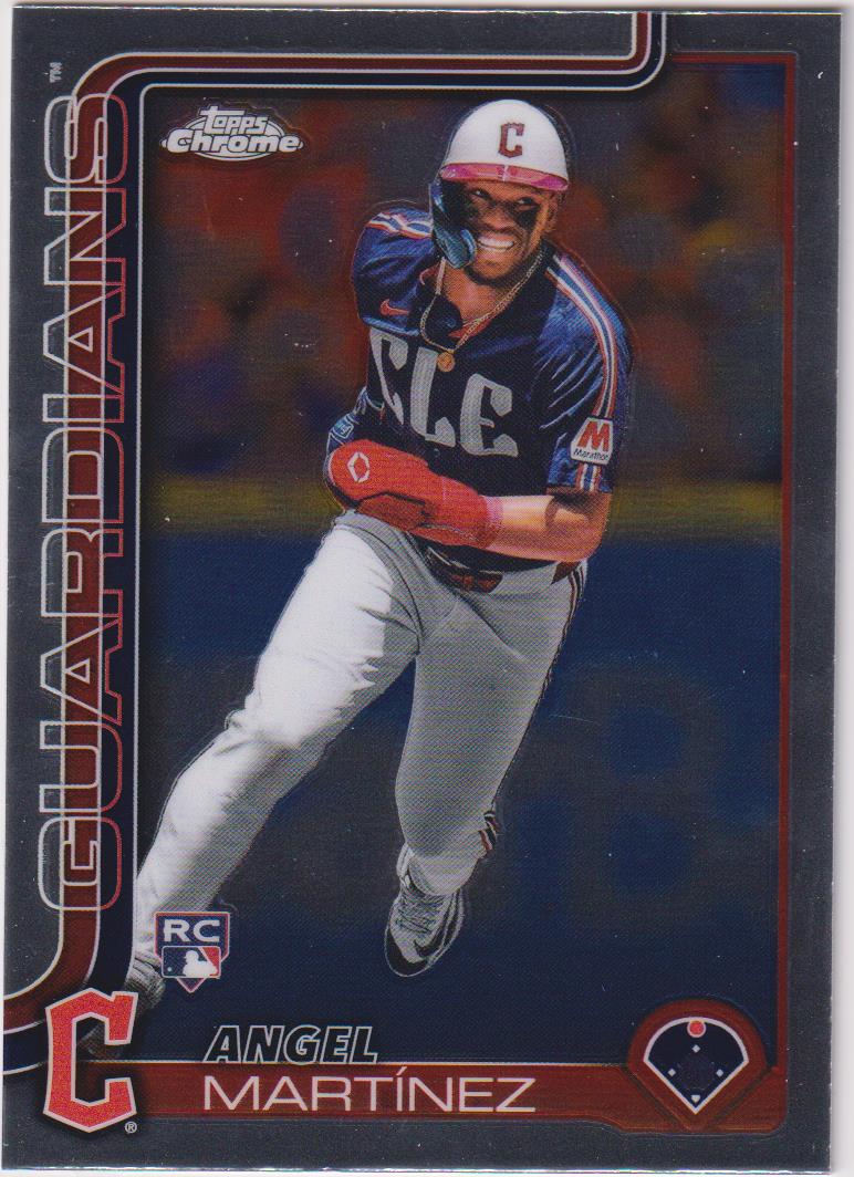 2025 Topps Chrome Baseball Angel Martínez #155 Rookie