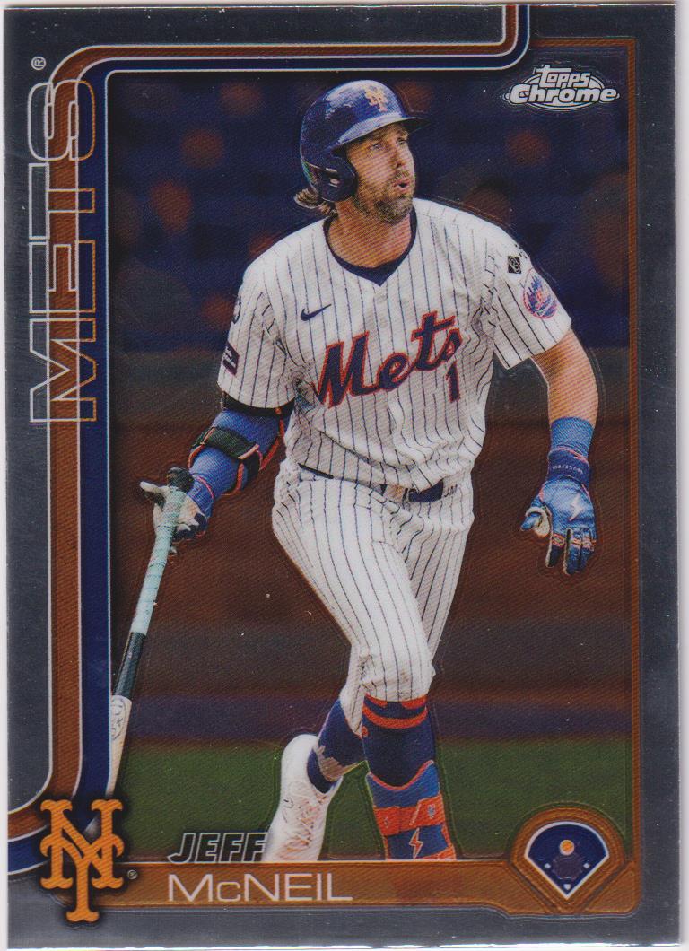 2025 Topps Chrome Baseball Jeff McNeil #167