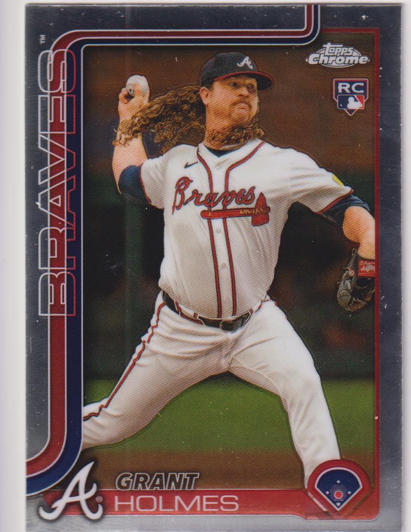 2025 Topps Chrome Baseball Grant Holmes #169 Rookie