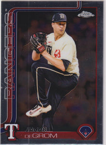 2025 Topps Chrome Baseball Jacob deGrom #214