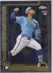 2025 Topps Chrome Baseball Carlos Rodriguez #201 Rookie