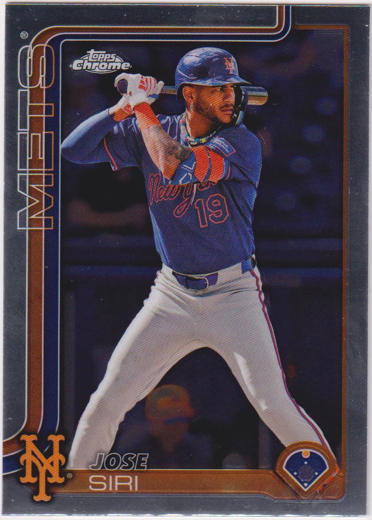2025 Topps Chrome Baseball Jose Siri #195