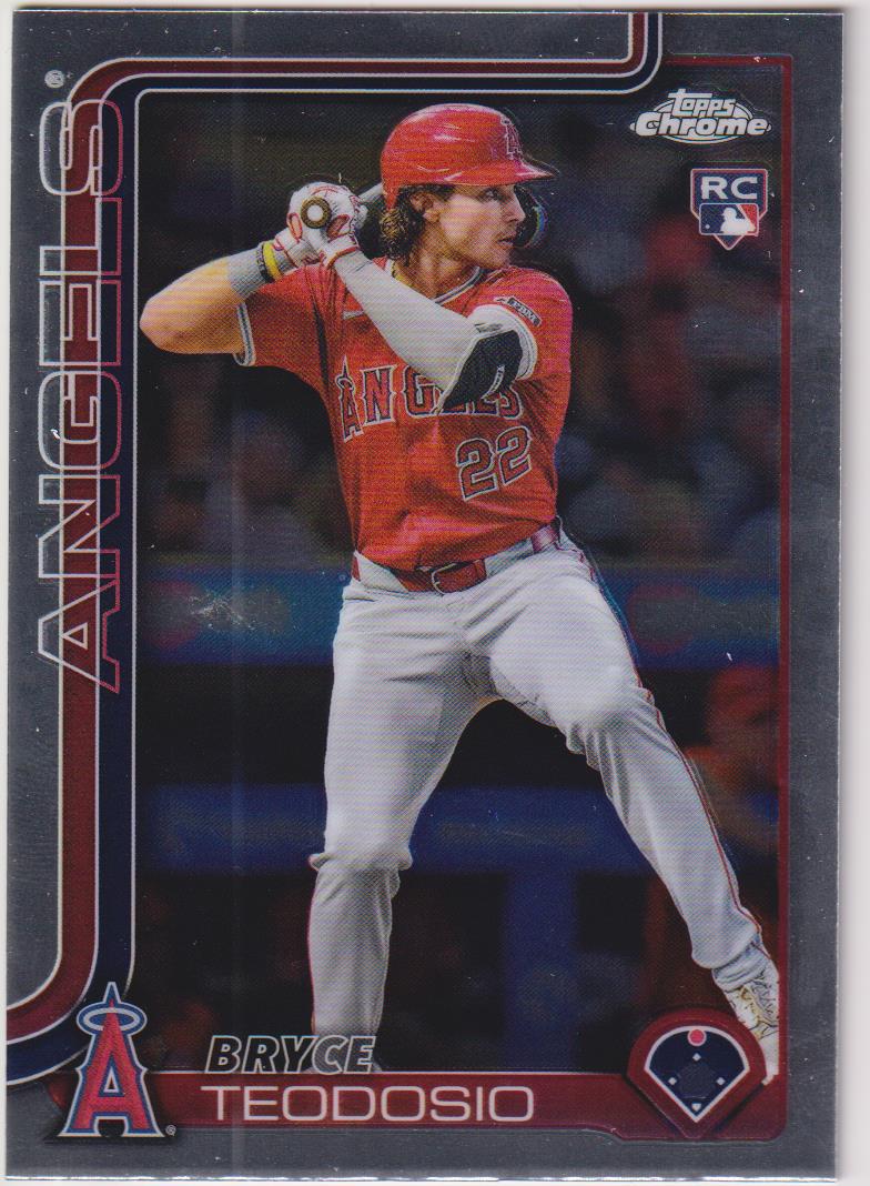2025 Topps Chrome Baseball Bryce Teodosio #198 Rookie
