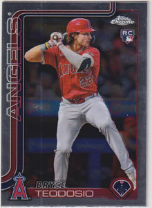 2025 Topps Chrome Baseball Bryce Teodosio #198 Rookie