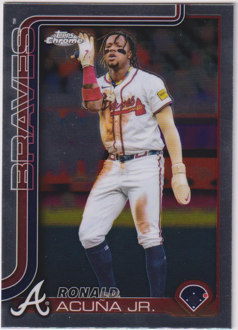 2025 Topps Chrome Baseball Ronald Acuña Jr. #257