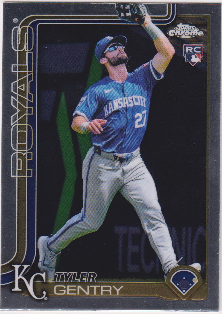 2025 Topps Chrome Baseball Tyler Gentry #218 Rookie