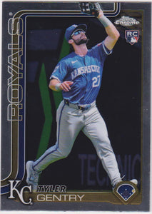 2025 Topps Chrome Baseball Tyler Gentry #218 Rookie