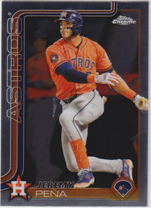 2025 Topps Chrome Baseball Jeremy Peña #239