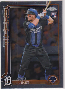 2025 Topps Chrome Baseball Jace Jung #225 Rookie