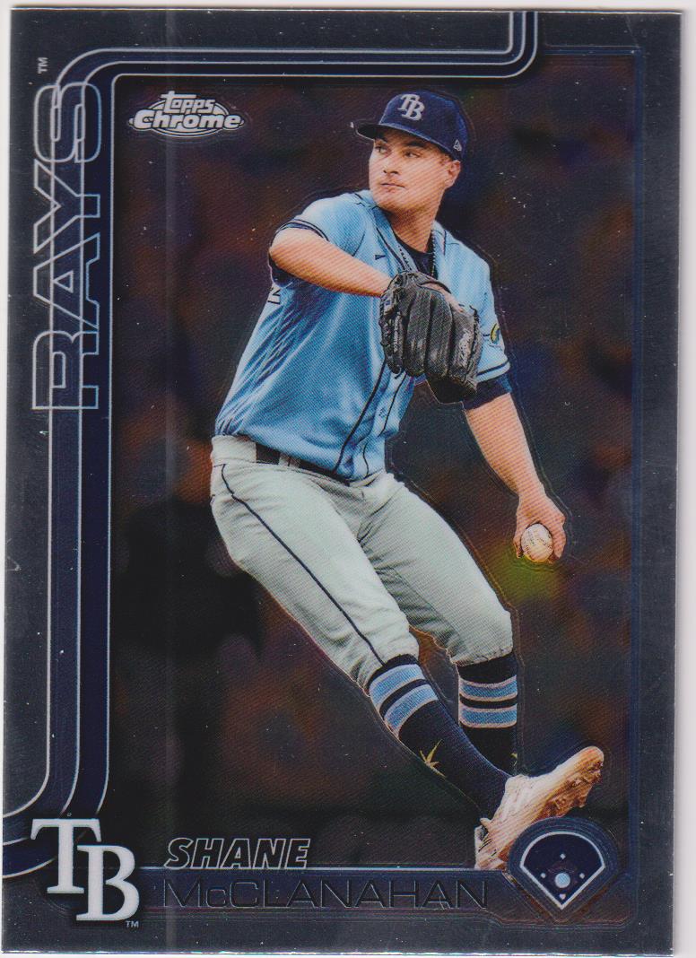 2025 Topps Chrome Baseball Shane McClanahan #298