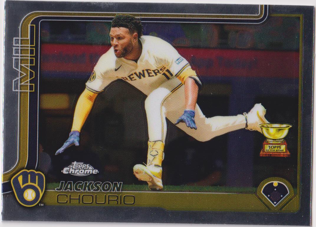 2025 Topps Chrome Baseball Jackson Chourio #262