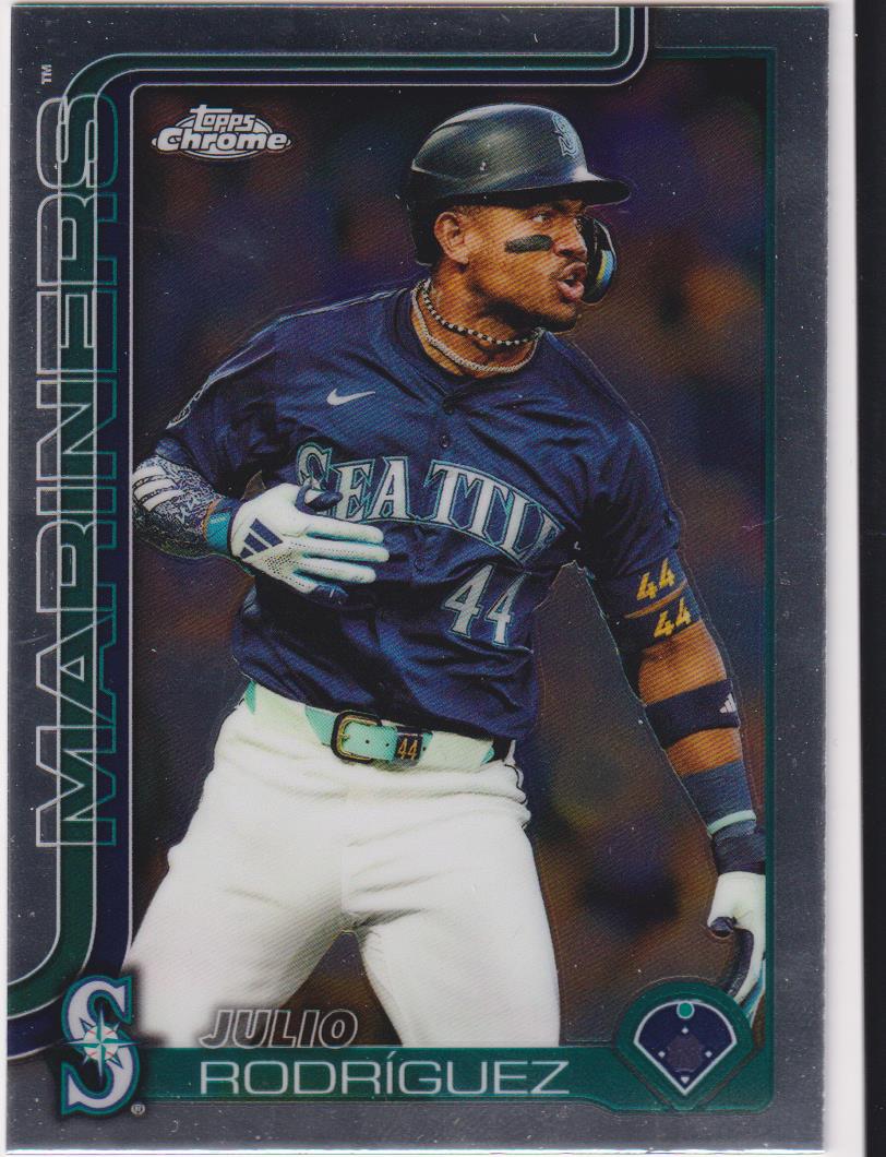 2025 Topps Chrome Baseball Julio Rodríguez #261