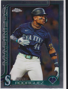 2025 Topps Chrome Baseball Julio Rodríguez #261