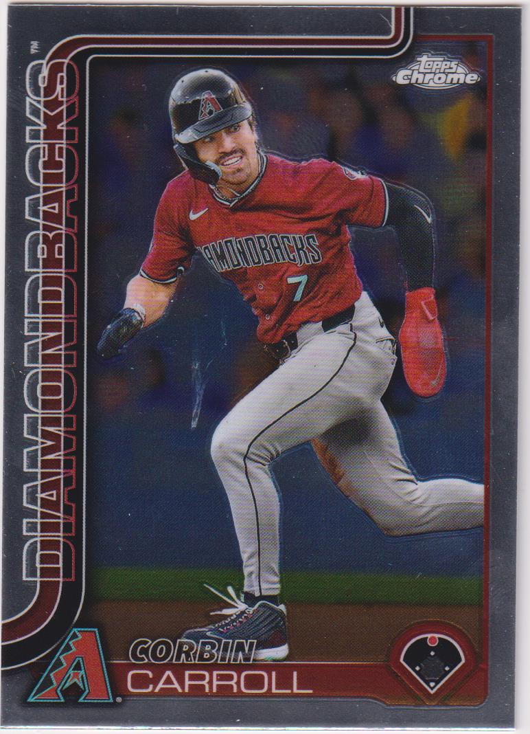 2025 Topps Chrome Baseball Corbin Carroll #268