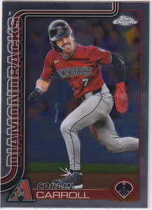 2025 Topps Chrome Baseball Corbin Carroll #268