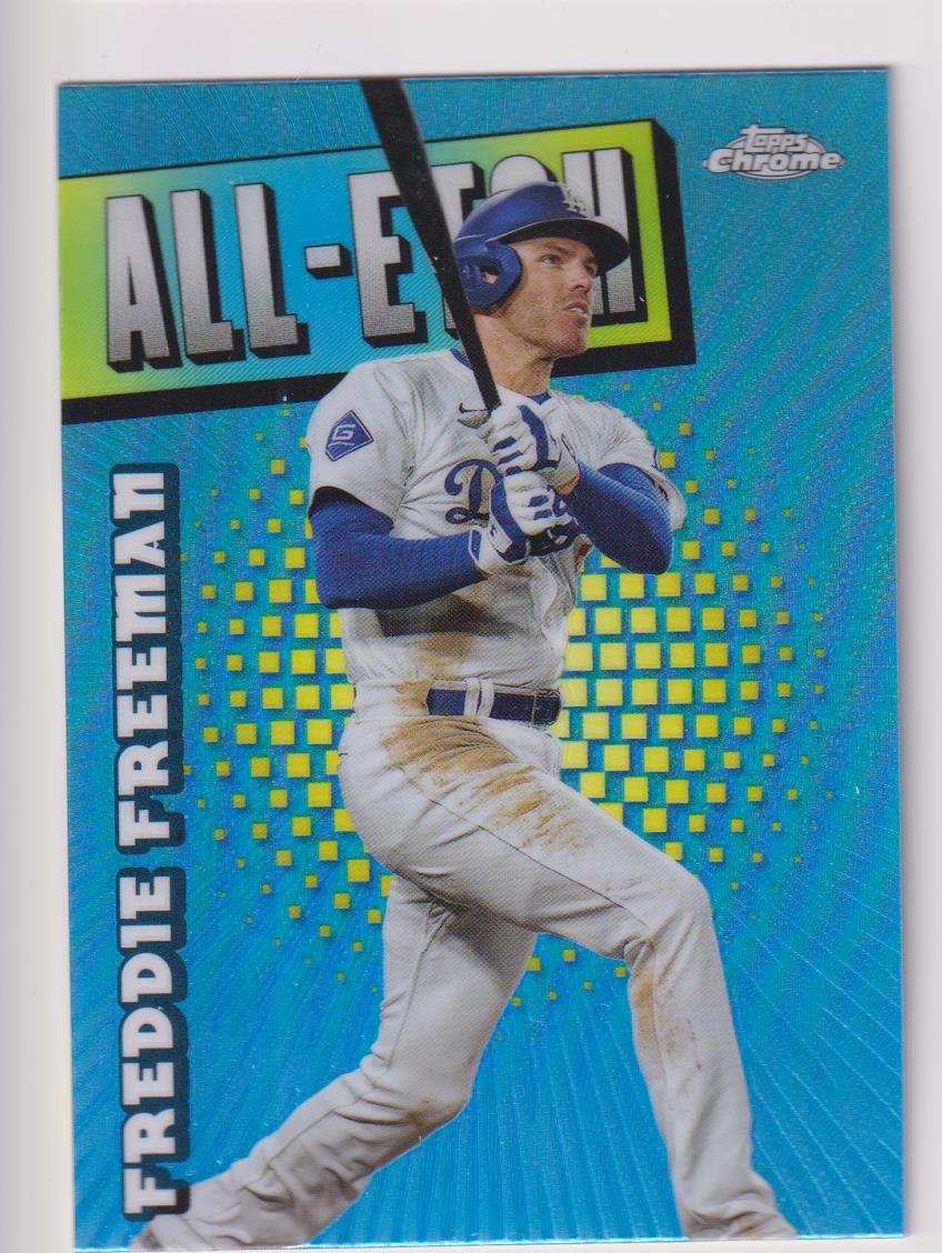 2025 Topps Chrome Baseball Chrome All-Etch Freddie Freeman #CAE-11