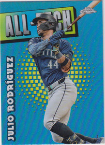 2025 Topps Chrome Baseball Chrome All-Etch Julio Rodriguez #CAE-15