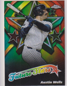 2025 Topps Chrome Baseball Future Stars Austin Wells #FS-9