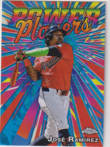 2025 Topps Chrome Baseball Power Players José Ramírez #PP-14