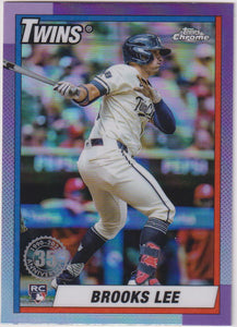 2025 Topps Chrome Baseball 1990 Topps Baseball Lee #90CB-20
