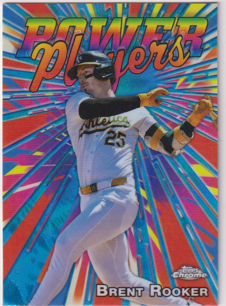 2025 Topps Chrome Baseball Power Players Brent Rooker #PP-3
