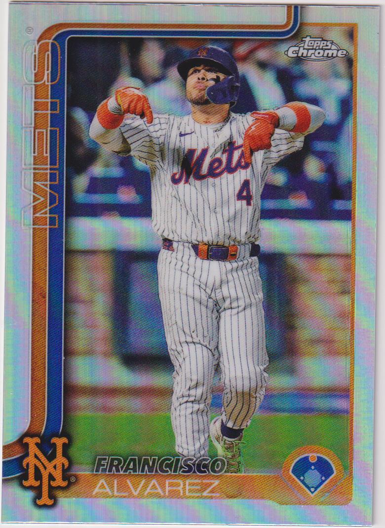 2025 Topps Chrome Baseball Refractors Francisco Alvarez #207
