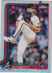 2025 Topps Chrome Baseball Refractors Spencer Strider #46