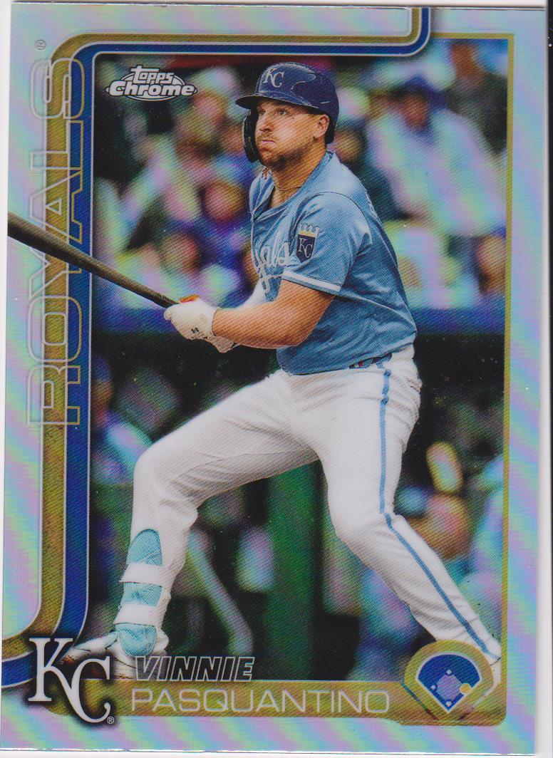 2025 Topps Chrome Baseball Refractors Vinnie Pasquantino #165