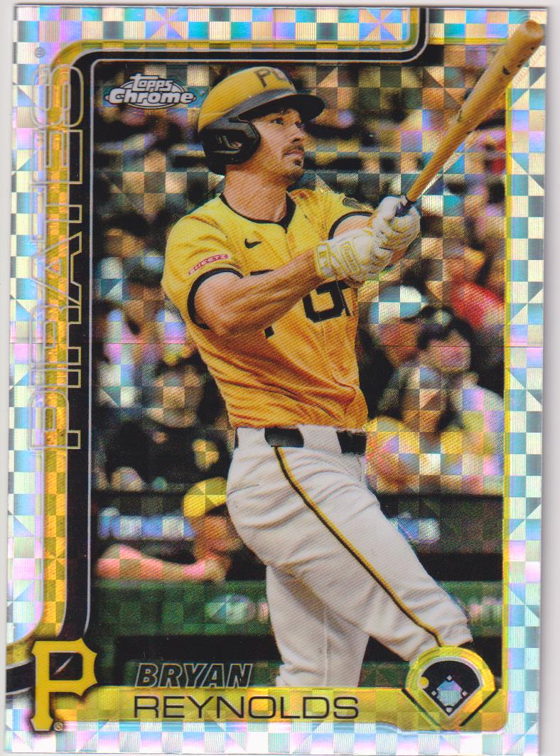 2025 Topps Chrome Baseball X-Fractors Bryan Reynolds #9
