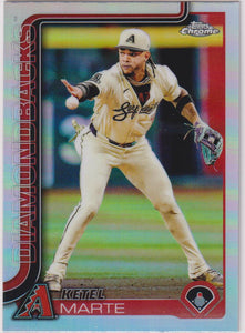 2025 Topps Chrome Baseball Refractors Ketel Marte #272