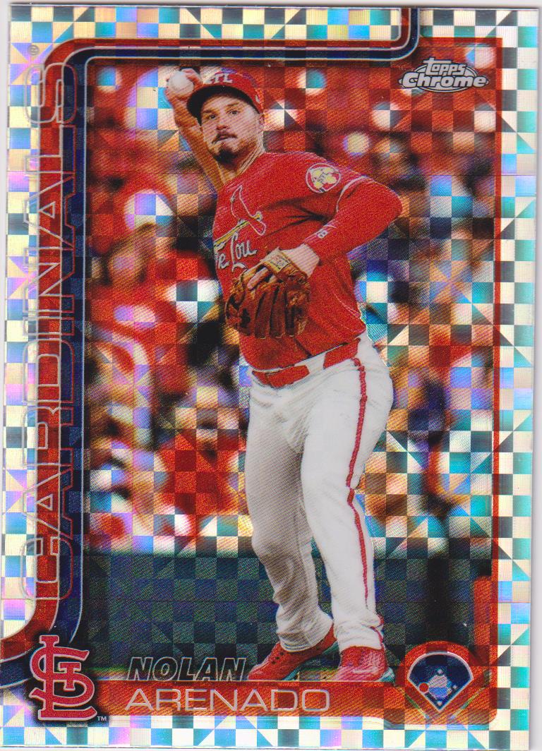 2025 Topps Chrome Baseball X-Fractors Nolan Arenado #14