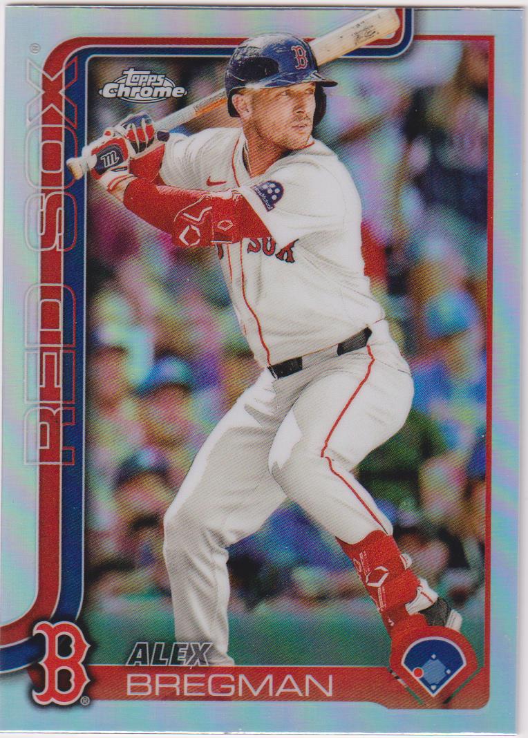 2025 Topps Chrome Baseball Refractors Alex Bregman #247