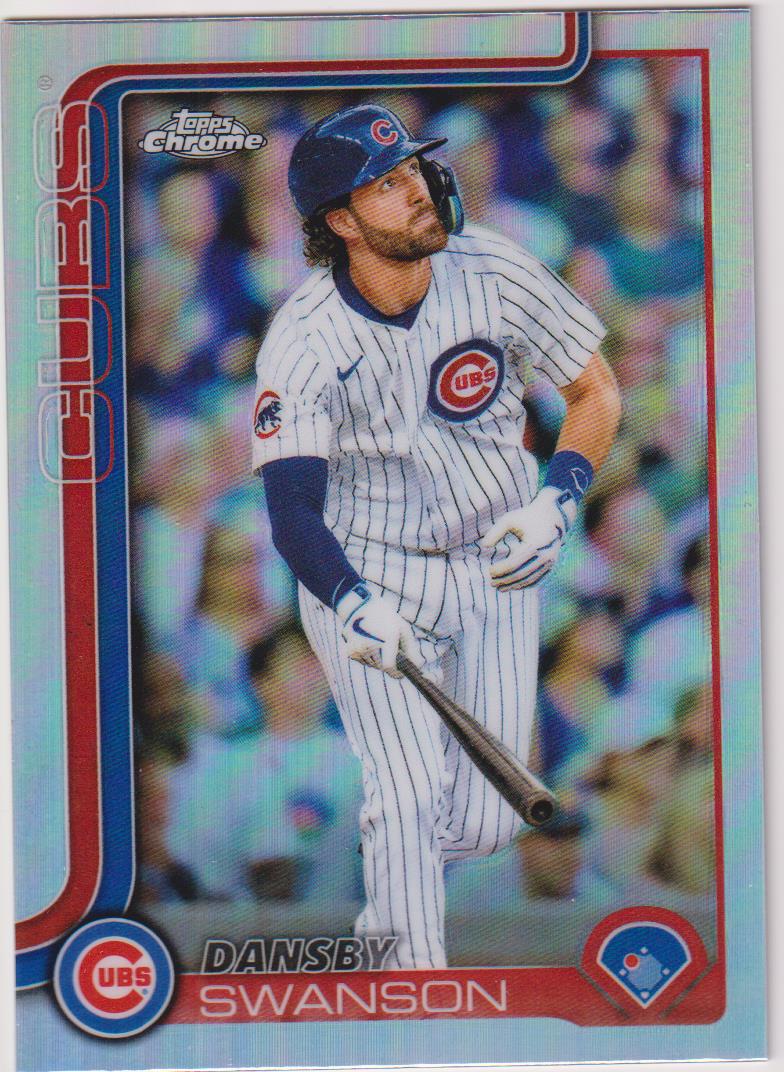 2025 Topps Chrome Baseball Refractors Dansby Swanson #215
